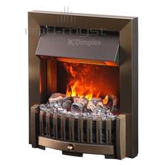Отдельно стоящий электрокамин Dimplex Danville Antic Brass Large Log FB2
