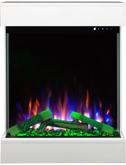 ელექტრო ბუხარი  AFLAMO Dame White / Black, 5 image